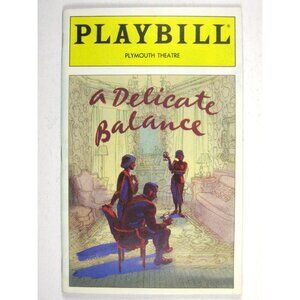 Delicate Balance Playbill June 1996 Rosemary Harris George Grizzard  John Carter